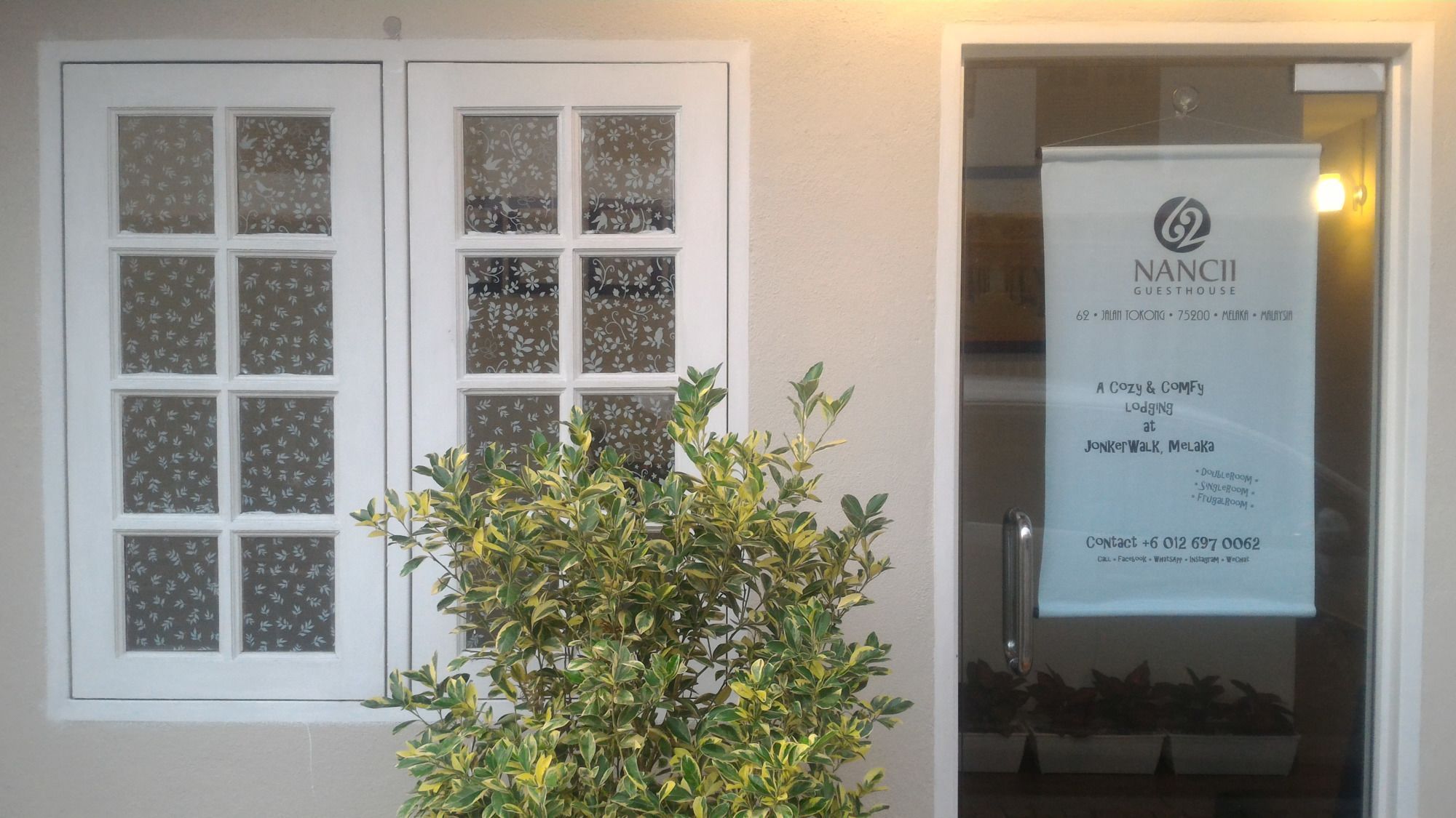 Nancii Guesthouse Melaka Zewnętrze zdjęcie